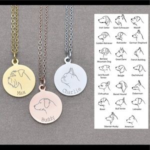 personalized custom dog necklace